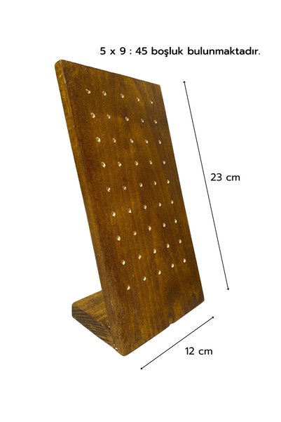 HOME ALL Wooden Earring Organizer, Jewelry Organizer