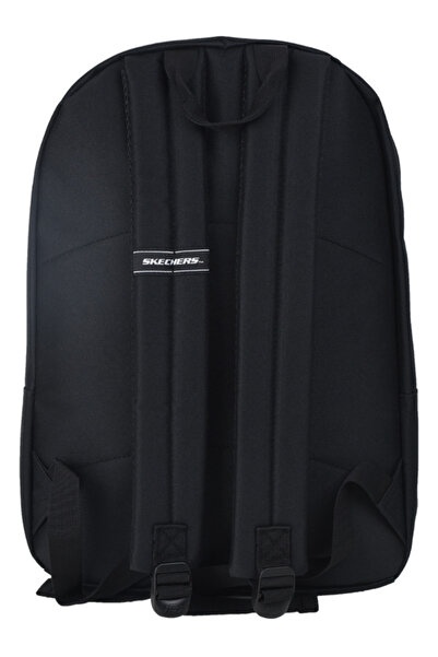 SKECHERS Large Black Weekend & School Backpack - Ergonomic Design, Durable, Unisex