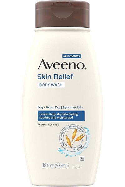 AVEENO غسول الجسم الخالي من العطور والمُريح للبشرة بتركيبة الشوفان الثلاثية، ...