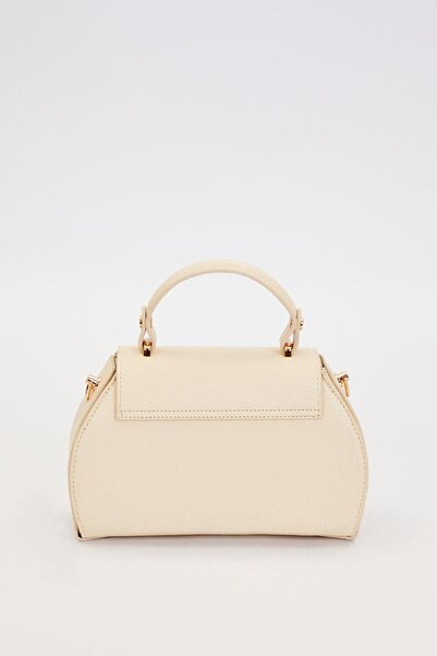 Levidor Cream Box Shaped Handbag