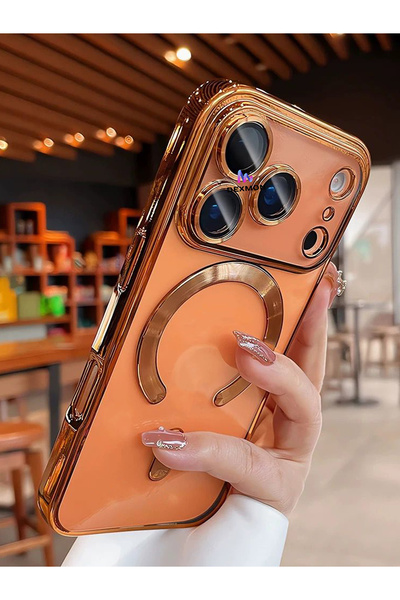 Dexmon iPhone 17 PRO MAX Uyumlu Kılıf Kamera Lens ve Hoparlör Toz Korumalı Magsafe Şarj Özellikli Silikon
