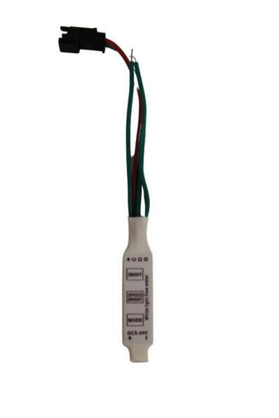 ALLES 5-24V Mini Tek Renk Yürüyen Pixel Şerit Led Kontrol Devresi WS2811 Su A...