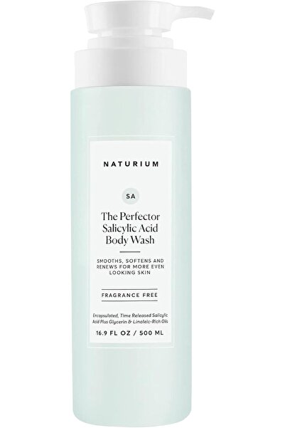 Naturium غسول الجسم بحمض الساليسيليك من ذا بيرفكتور، لطيف على البشرة، 16.9 أونصة