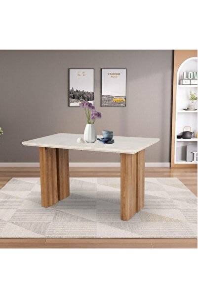 DEC13 طاوله طعام مودرن بتصميم هندسي معاصر