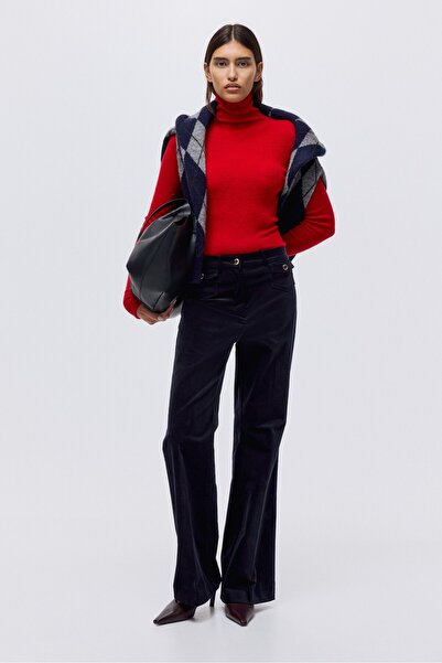 H&M Kaşmir Karışımlı Balıkçı Yaka Kazak