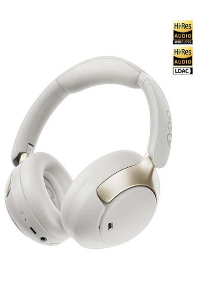 QCY H3 PRO Over Ear Headphones Adaptive ANC, Wired & Wireless Connectivity, 50dB Active Noise Cancel