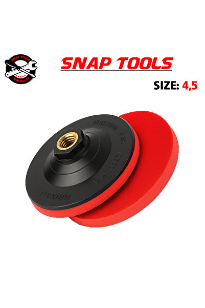 SNAP TOOLS Red disc sanding base 4.5"