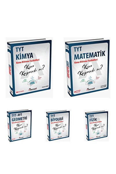 YENİ ALTERNATİF YAYINLARI ALTERNATİF YAYINLARI TYT SAYISAL SET KONU BİTİRME F...
