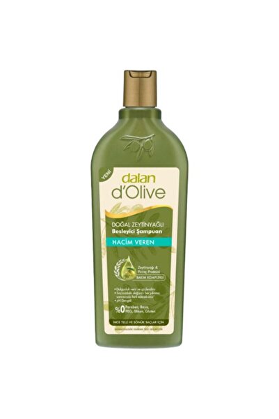 Dalan D Olive Hacim Veren Doğal Zeytinyağlı Besleyici Şampuan 400 ml