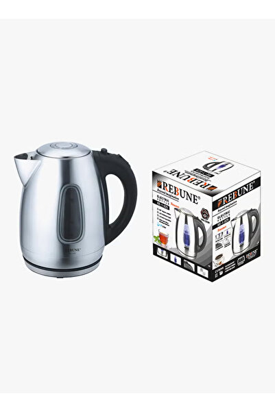 rebune Instant Heating Electric Kettle 1.7L Silver/Black