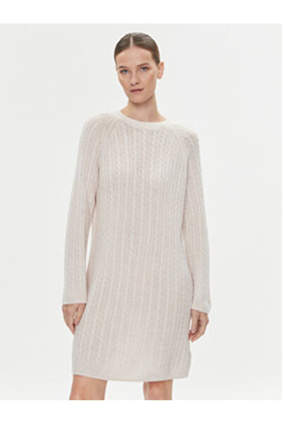 Tommy Hilfiger Rochie tricotată pentru femei WW0WW39927 bej