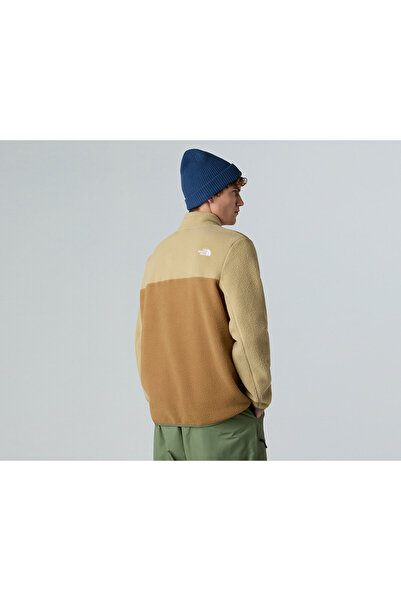 THE NORTH FACE M Yumiori 1/4 Zip Erkek Outdoor Çeyrek Fermuarlı Polar Ceket NF0A883SEVO1 Kahverengi