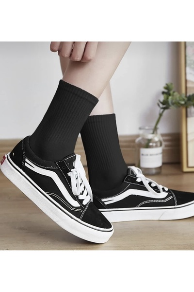 H&N Socks 6 Pairs Economical Pack Unisex College Tennis Socks
