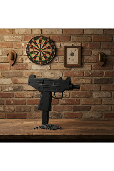 HitDukkan Boncuk Atan Oyuncak Uzi Silah 13+ Yaş 100 Adet Boncuk Hediye