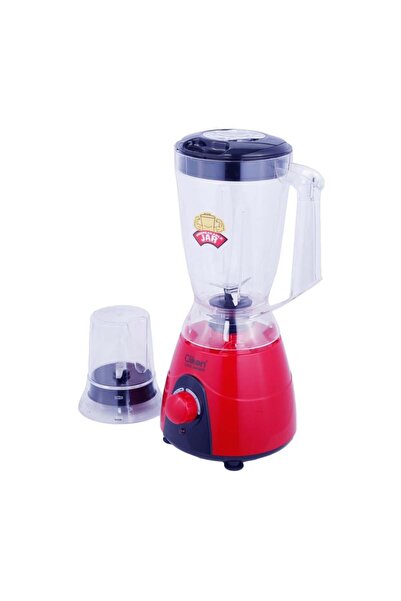 CLIKON ClickOn Electric Blender 2-in-1 - 1.5L, 350W, Red