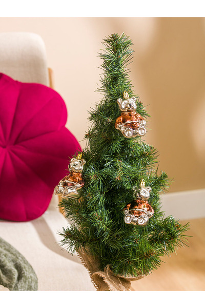 LC Waikiki Lcw Home Mixed Christmas Themed Tree Ornament Set of 3