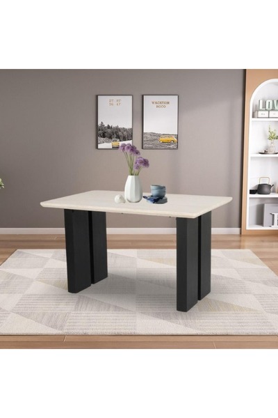 DEC13 طاوله طعام مودرن بتصميم هندسي معاصر