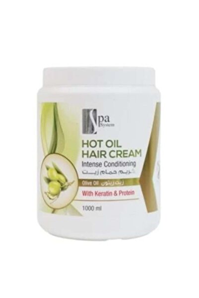 Spa System كريم حمام الشعر بزيت الزيتون - 1000 مل