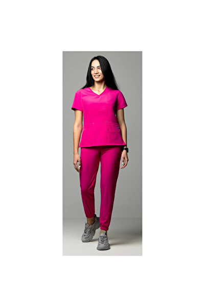 OEM Дамски медицински костюм НОВ ПРЕМИУМ EVA, Ciclam