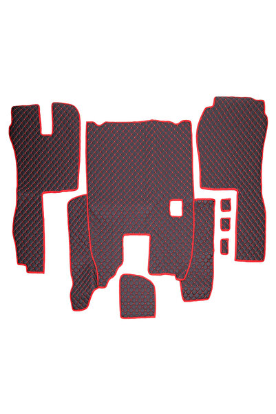 Mega Drive SET DE COVOARE DIN PIELE PENTRU CAMION, UMBRELĂ, PENTRU SCANIA SER...