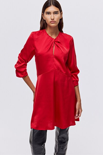 H&M Burgu Detaylı Elbise