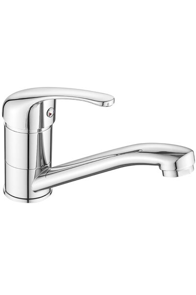 Other Kuchinox Pedro chrome free-standing washbasin tap with swivel spout