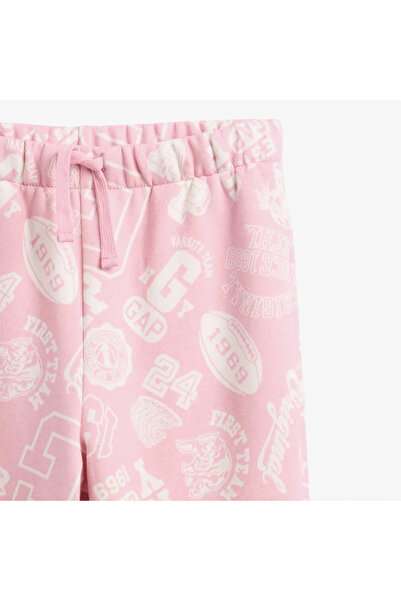 GAP V-Fa Logo Heritage Çocuk Pembe Eşofman Altı