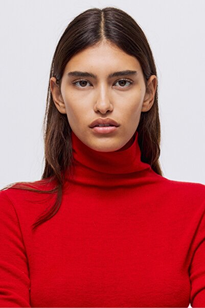 H&M Kaşmir Karışımlı Balıkçı Yaka Kazak