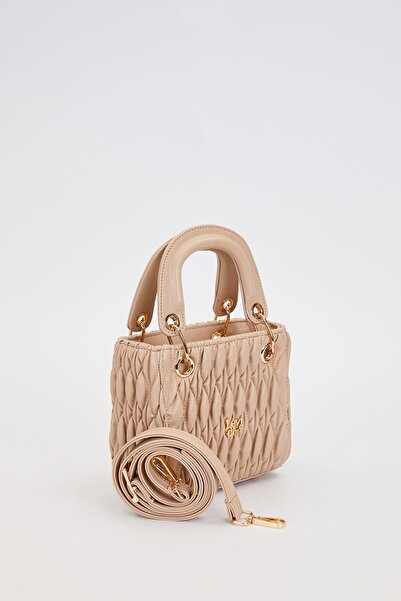 Levidor Mink Embossed Patterned Handbag