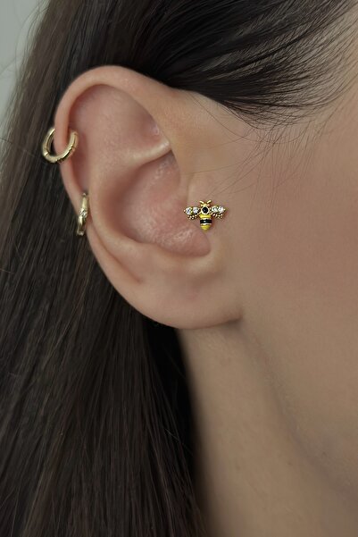 Okko Store Çelik Arı Tragus Piercing