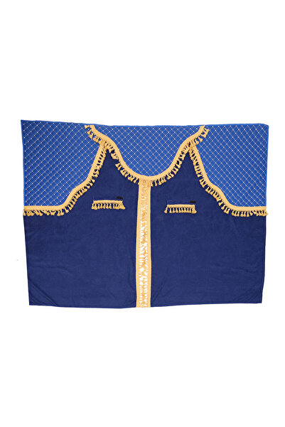 Mega Drive SET DE PERDELE PENTRU CABINA CAMION. UNIVERSALE. VELUR. ALBASTRU-A...