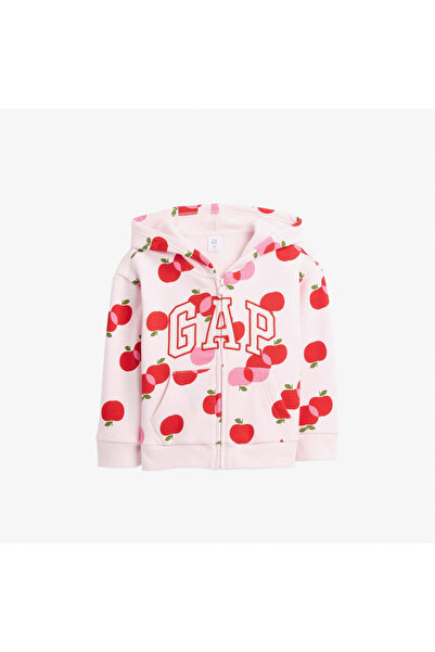 GAP Baskılı Kız Çocuk Kırmızı Sweatshırt 793479003