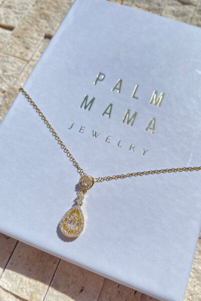 PALM MAMA JEWELRY قلادة سهرة أنيقة من الفولاذ المقاوم للصدأ بتصميم ديكولت مع ...