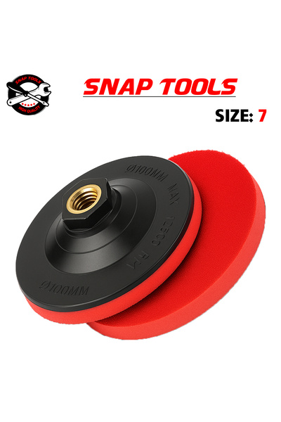 SNAP TOOLS Red disc sanding base 7''