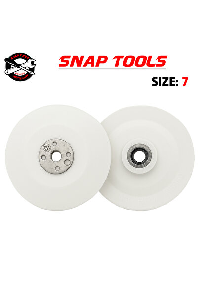 SNAP TOOLS White rubber sanding base 7"