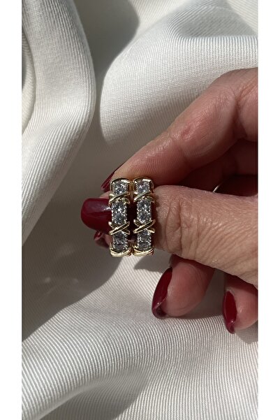 Vi store Çelik Tiff X Küpe