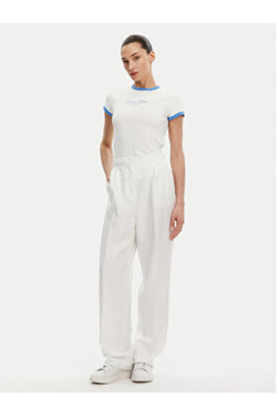 Tommy Hilfiger Women's T-Shirt WW0WW44581 Beige