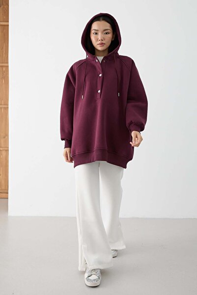 Rimel Moda Basic Sweat Mürdüm
