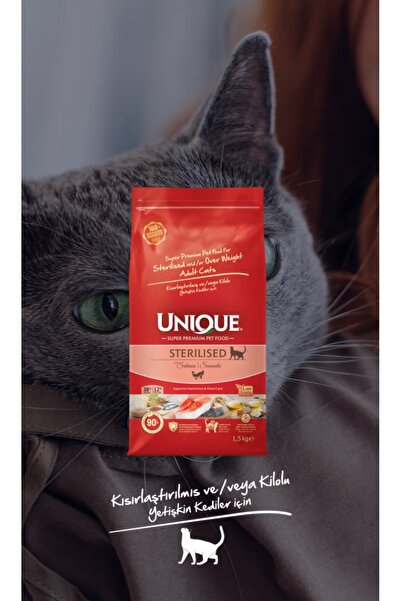 Unique Sterilized Kısırlaştırılmış veya Kilolu Yetişkin Kediler İçin Somonlu ...