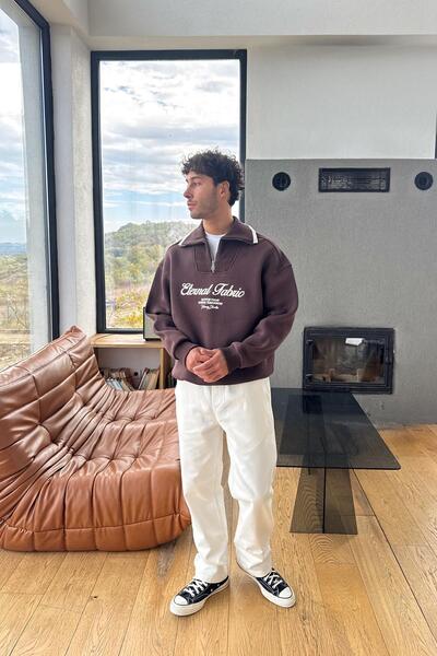 Flaw Wear Вечна бродирана суитшърт