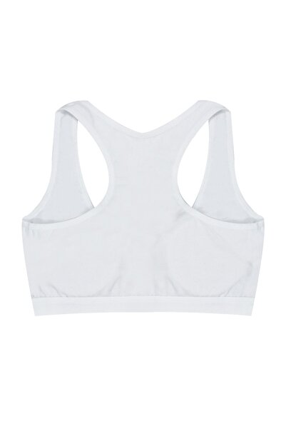 Öts Girl's Bustier 3-Piece Thick Straps, Sports Cut, Padded (96% Cotton - 4% Elastane)