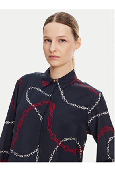 Tommy Hilfiger Cămașă pentru femei WW0WW44045 Multicoloră
