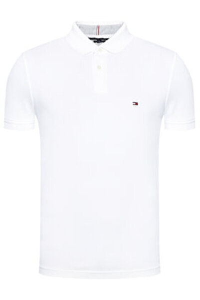 Tommy Hilfiger Polo pentru bărbați MW0MW17770YBR Alb