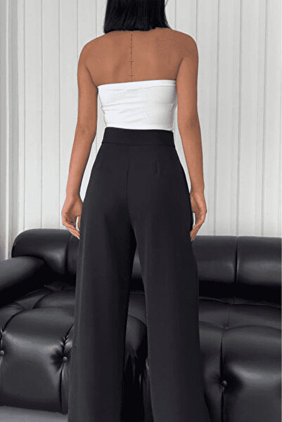 cemo Kadın Cırtlı Palazzo Pantolon