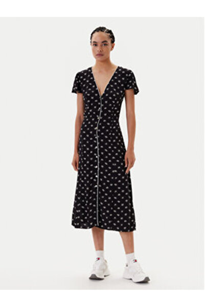 Tommy Jeans Rochie de zi cu zi pentru femei DW0DW20884 Multicoloră