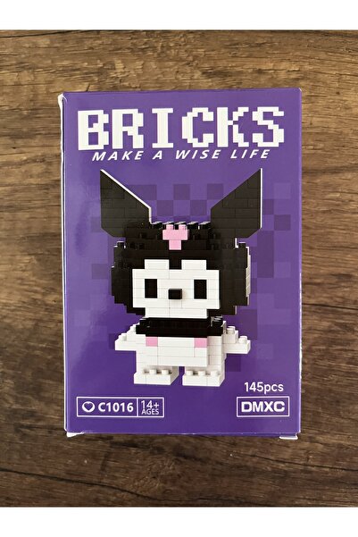 synshop 145 Parça Kuromi Karakter Figürü 3d Yapboz Puzzle Yapı Oyuncakları Mi...