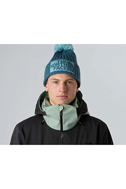 THE NORTH FACE Soğuktan Koruyucu Soft Dokuma Bere Desenli Ponpon Detaylı Renkli