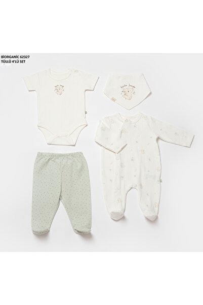Biorganic Koala Jungle Romper Set of 4