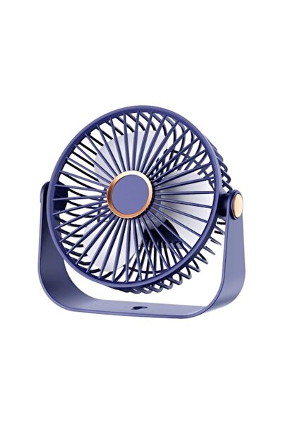 OEM Mini Ventilator QLY-MIC-U, USB Powered, 3 Speeds, LED Light, Blue