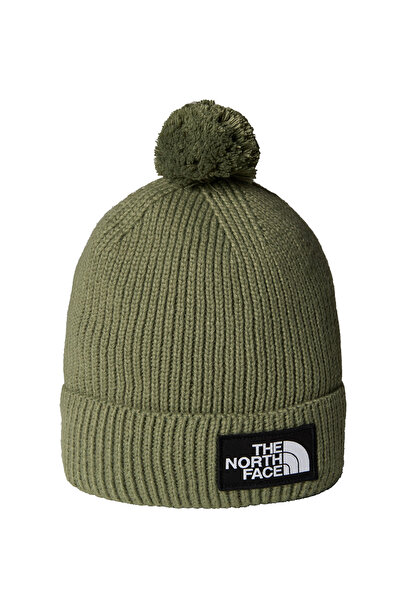 THE NORTH FACE Protective Soft Knitted Beanie Patterned Pompom Detailed Colorful
